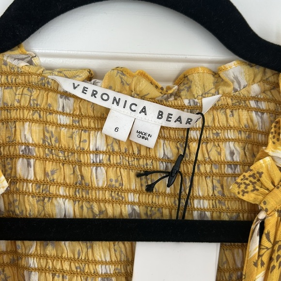 VERONICA BEARD Rayna Botanical Ikat sun dress - Picture 5 of 8